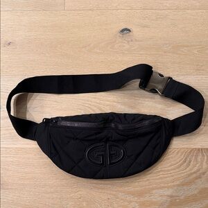 Goldbergh Black Quilted Belt Bag